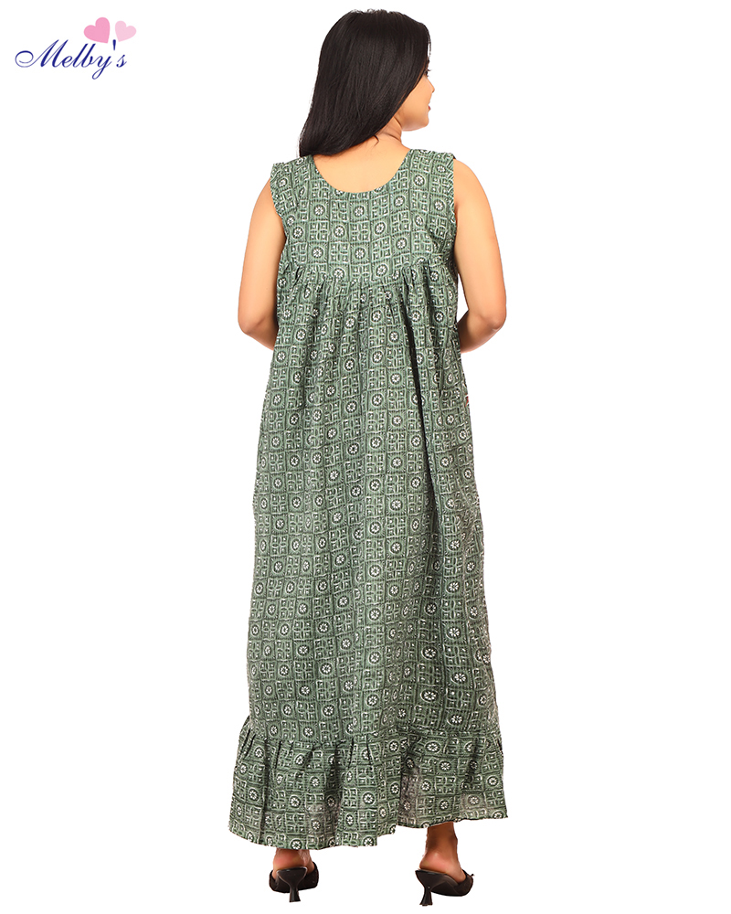- Premium Quality Cotton Short nighty - Knee Length
