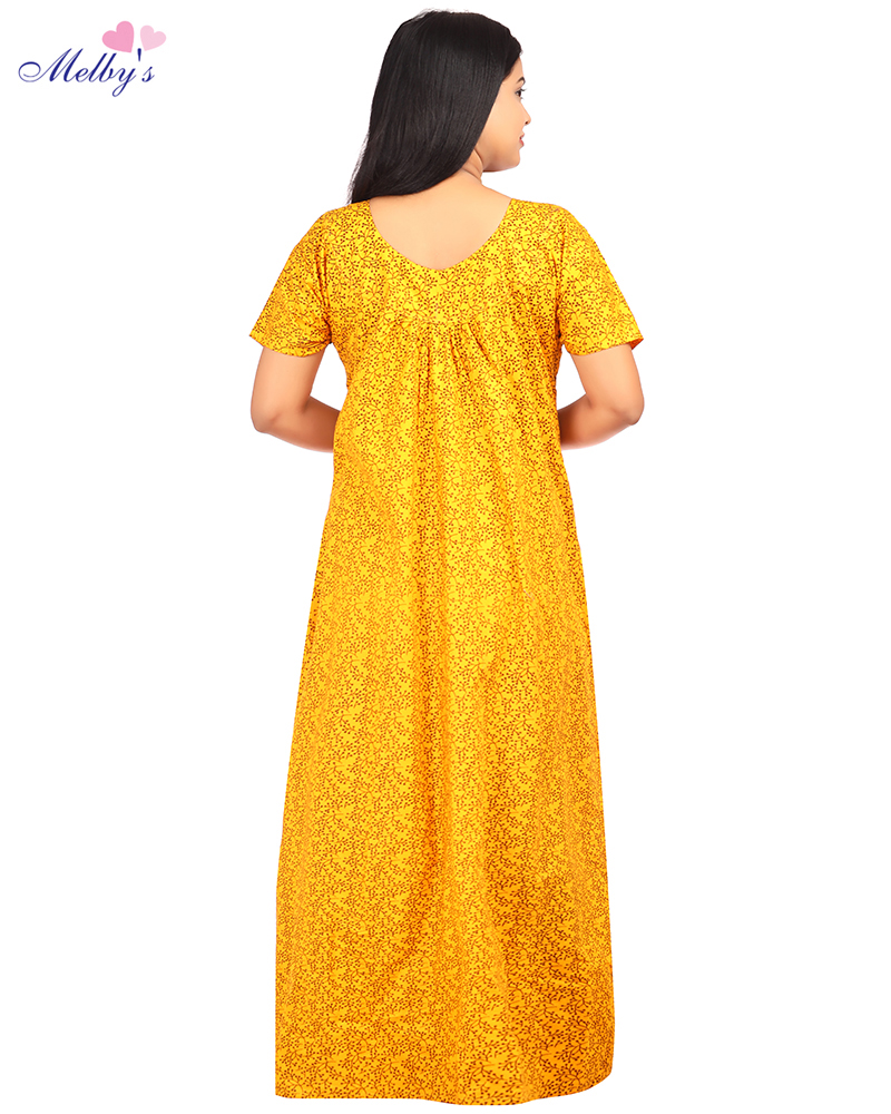- Comfortable Traditional Cotton Nighty - 55 inches long