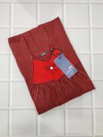 Comfortable Traditional Cotton Nighty - 55 inches long - Red