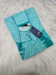 Comfortable Traditional Cotton Nighty - 55 inches long - Blue