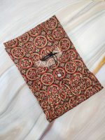 Comfortable Traditional Cotton Nighty - 55 Inches Long  - Red + Black