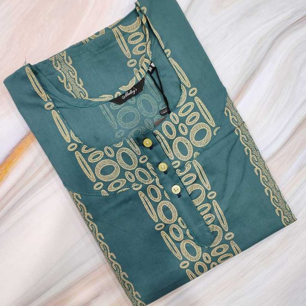 Comfortable Churidar Model Cotton Nighty - 55 Inches Long