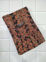 Comfortable Cambric Cotton Nighty, 55 Inches Long  - Brown