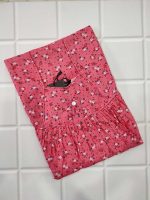 Traditional cotton nighty, 55 Inches Long-Peach