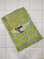Comfortable Premium Cotton Nighty , 57 Inches Long - Green