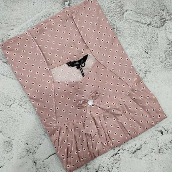 Traditional cotton nighty, 55 Inches Long