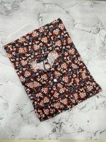 Traditional cotton nighty, 55 Inches Long- Brown