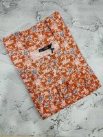 Front Open Cotton Nighty With Buttons, 55 Inches Long