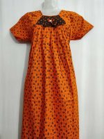 Traditional cotton nighty, 55 Inches Long - Image 2