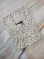 Traditional cotton nighty, 55 Inches Long- White