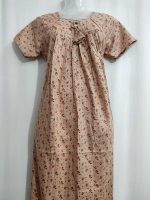 Traditional cotton nighty, 55 Inches Long - Image 2