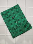 Traditional cotton nighty, 55 Inches Long - Green