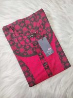 Comfortable Churidar Model Cotton Nighty - 55 Inches Long - Magenta