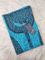Comfortable Churidar Model Cotton Nighty - 55 Inches Long - Blue