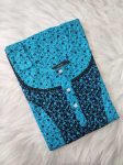 Comfortable Churidar Model Cotton Nighty - 55 Inches Long - Blue