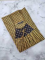 Traditional cotton nighty, 55 Inches Long - Yellow