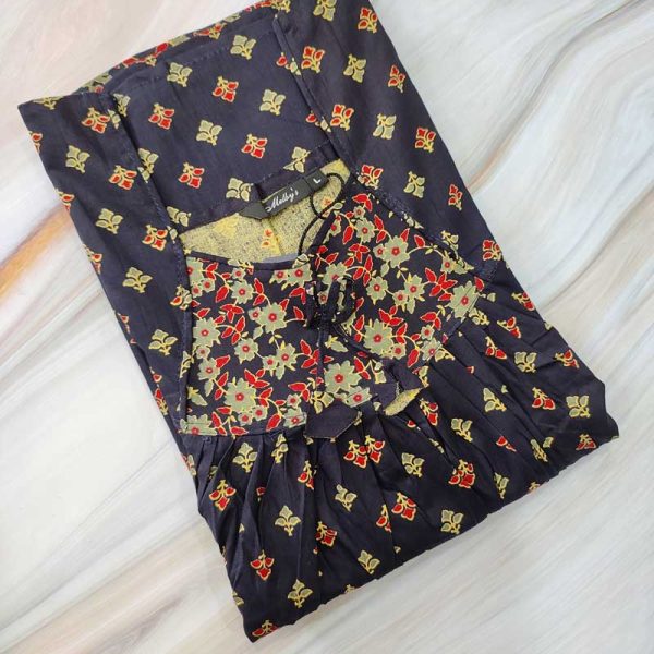 Traditional cotton nighty, 55 Inches Long