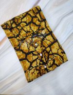 Comfortable Front Open Cotton Nighty With Buttons- 57 inches long - Yellow