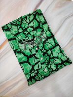 Comfortable Front Open Cotton Nighty With Buttons- 57 inches long - Green