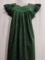 Comfortable Frock Model Cotton Nighty - Green