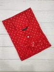 Traditional cotton nighty, 55 Inches Long - Red