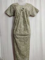 Traditional cotton nighty, 55 Inches Long - Image 2