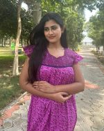 Comfortable Frock Model Cotton Nighty With Zip - 55 Inches Long - Rose