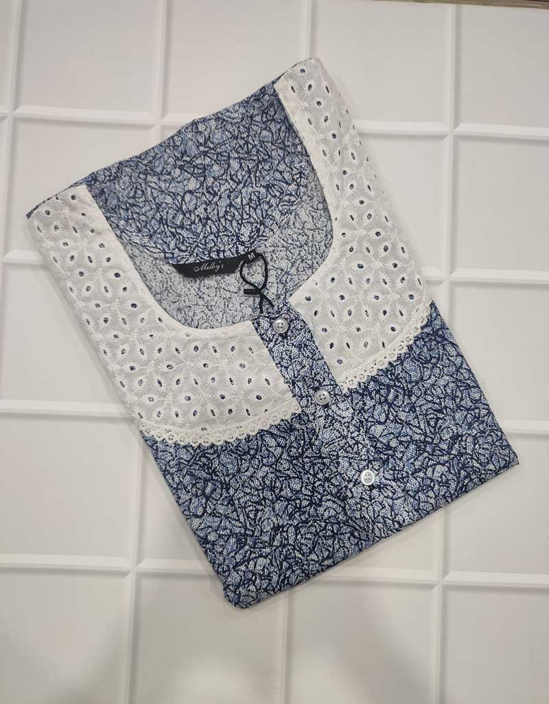 IMG_20251101_184853 Comfortable Churidar Model Cotton Nighty - 55 Inches Long - Image 1