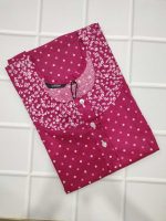 Comfortable Churidar Model Cotton Nighty - 55 Inches Long