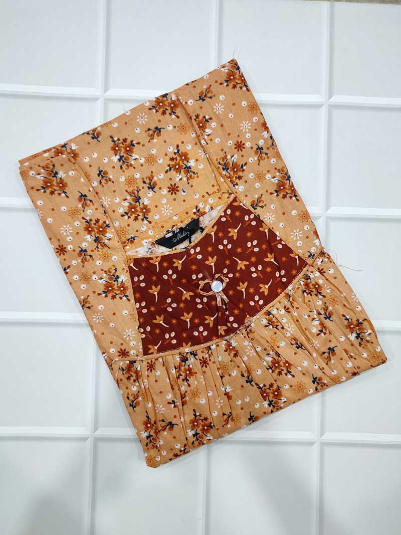 IMG_20251101_185445 Traditional cotton nighty, 55 Inches Long - Image 1