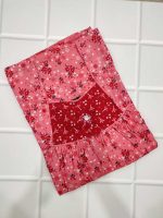 Traditional cotton nighty, 55 Inches Long - Peach