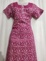 Comfortable Churidar Model Cotton Nighty - 55 Inches Long - Image 2