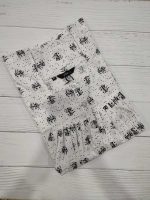 Front Open Cotton Nighty With Buttons, 55 Inches Long - White