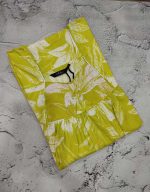 Traditional cotton nighty, 55 Inches Long -Green - Image 3