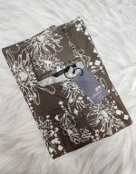 Front Open Cotton Nighty With Buttons, 55 Inches Long - Image 3