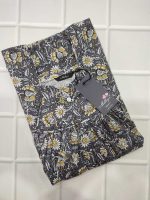 Traditional cotton nighty, 55 Inches Long - Ash - Image 4