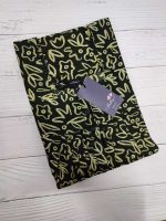 Front Open Cotton Nighty With Buttons, 55 Inches Long - Green - Image 3