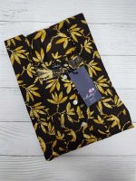 Front Open Cotton Nighty With Buttons, 55 Inches Long - Brown - Image 2