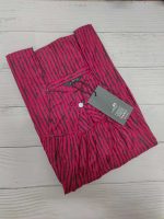 Traditional cotton nighty, 55 Inches Long - Magenta - Image 4
