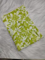 Traditional cotton nighty, 55 Inches Long - Green - Image 4