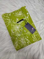 Traditional cotton nighty, 55 Inches Long - Green - Image 4