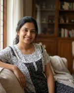 Comfortable Churidar Model Cotton Nighty - 55 Inches Long - Black + White