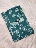 Comfortable Front Open Cotton Nighty With Buttons- 57 inches long -Green - Image 3