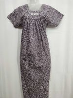 Traditional cotton nighty, 55 Inches Length - Image 4