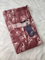 Comfortable Front Open Cotton Nighty With Buttons- 57 inches long - Image 3