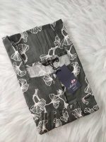 Comfortable Front Open Cotton Nighty With Buttons- 57 inches long - Dark Green - Image 3