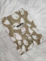 Traditional cotton nighty, Thali detailing on neck, 55 Inches Length - Olive green colour - Image 3