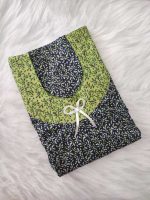 Traditional Cotton Nighty, 55 Inches Length - Black - Image 3