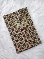 Comfortable Churidar Model Cotton Nighty - 55 Inches Long - Black + Olive Green - Image 3