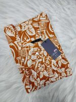 Traditional Cotton Nighty, 55 Inches Length - Orange - Image 3